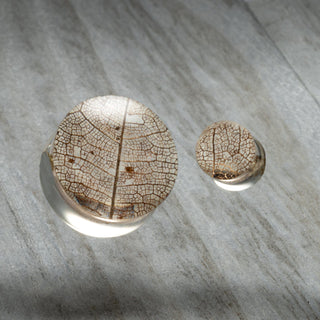 Epoxy Plugs with Leaf Pattern