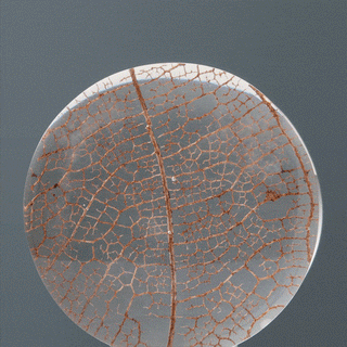 Epoxy Plugs with Leaf Pattern