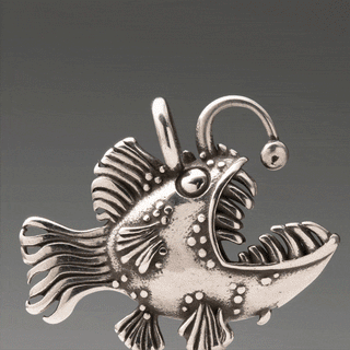 Large Angler Fish Necklace
