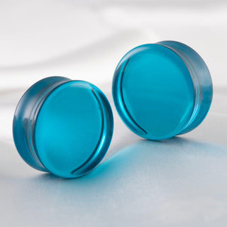 Blue Glass Plugs