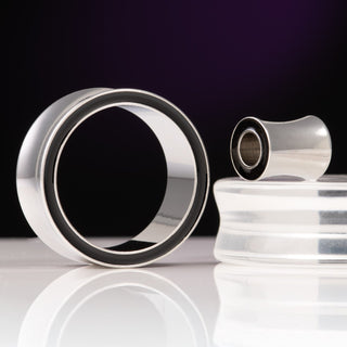 Steel Tunnels with Black Resin Inlay