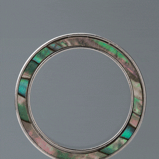 Steel Plugs with Abalone Inlay