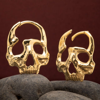 Stainless Steel Hinged Skull Hangers