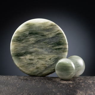 Green Line Jasper Plugs