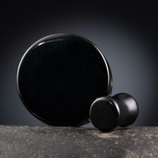 Black Obsidian (Volcanic Glass) Plugs