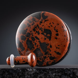 Mahogany Obsidian Single Flare Plugs