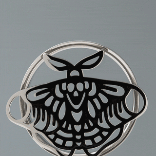 Stainless Steel Death's Head Moth Tunnels