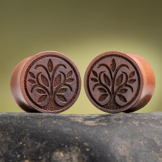 Tree of Life Wood Plugs