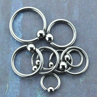 Niobium Captive Bead Ring