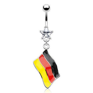 National Flag Belly Ring *Clearance*