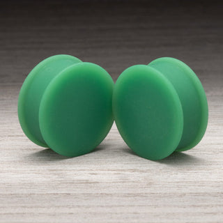 Matte Dark Green Silicone Plugs