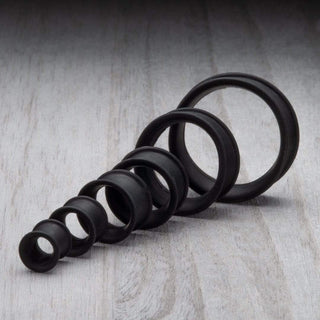 Matte Black Thin Silicone Tunnels