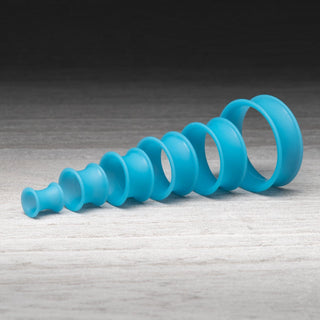 Matte Light Blue Thin Silicone Tunnels