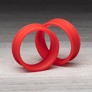 Matte Red Thin Silicone Tunnels