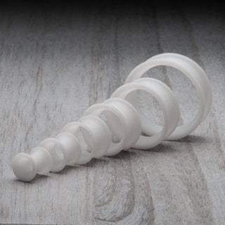 Matte White Thin Silicone Tunnels