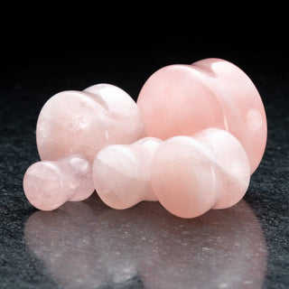 Rose Quartz Plugs