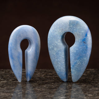 Blue Aventurine Keyhole Weight Hangers