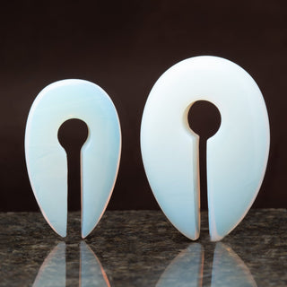 Opalite Keyhole Weight Hangers (Opalized Glass)