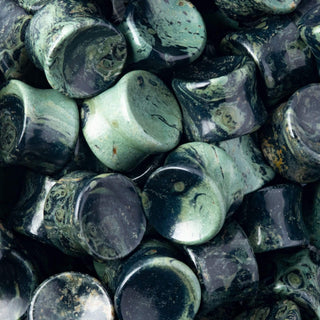 Kambaba Jasper Concave Plugs *Discontinued*