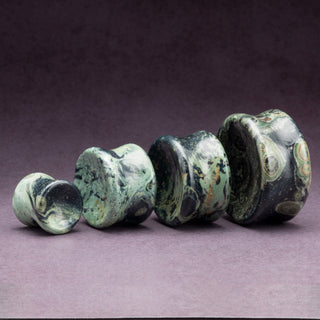 Kambaba Jasper Concave Plugs *Discontinued*