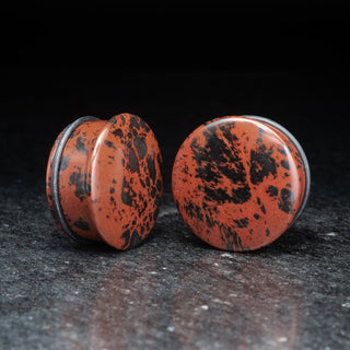 Mahogany Obsidian Single Flare Plugs