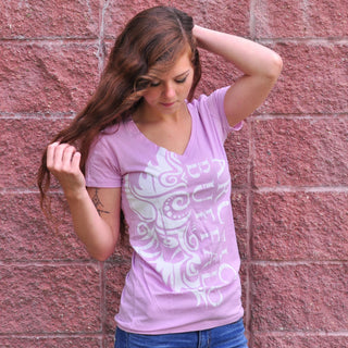 Lilac Arctic Buffalo Women's T-Shirt