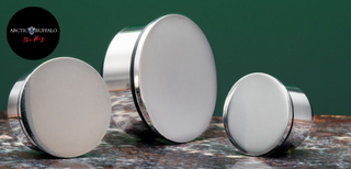 NEW SIZES UP TO 36 MM: Steel Stretching Plugs