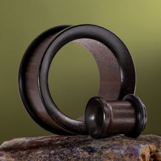 Ebony Wood Single Flare Tunnels