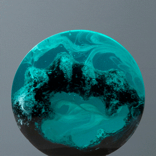 Glowing Cave Epoxy Plugs