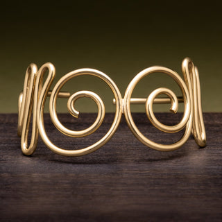 Brass Bangle Bracelet