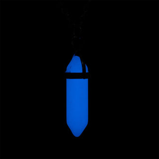 Glow in the Dark Pointed Crystal Necklace