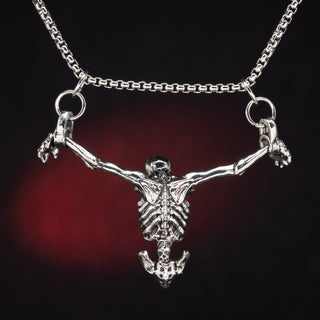 Hanging Skeleton Necklace
