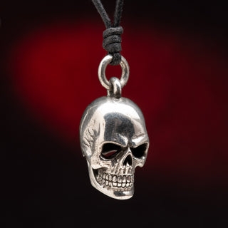 Skull White Brass Necklace