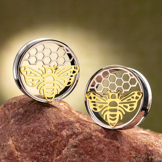 Stainless Steel Tunnels with Honeycomb & Bee