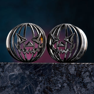 Jack O'Lantern Steel Saddle Plugs