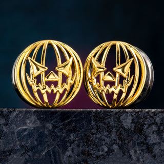 Jack O'Lantern Steel Saddle Plugs