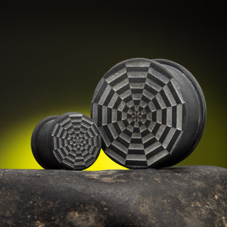 Silicone Plugs with Spiderweb