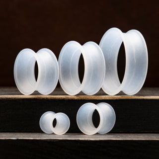 Matte Clear Thin Silicone Tunnels