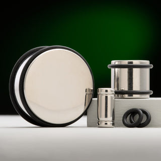 No Flare Steel Plugs