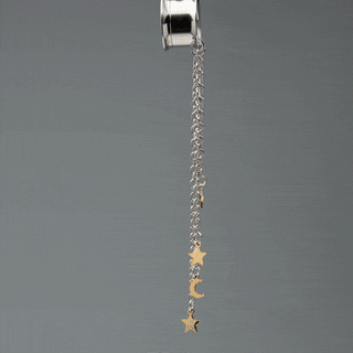 Steel Tunnels with Moon and Star Dangles
