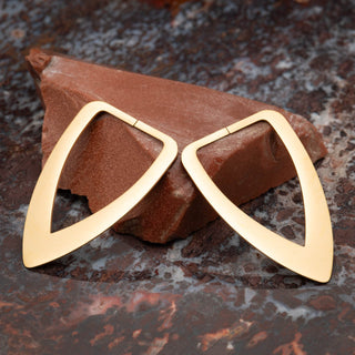 Gold Triangle Shaped Steel Hangers