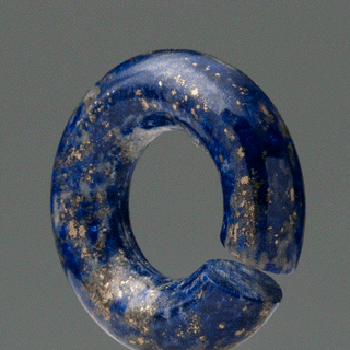 Lapis Lazuli Hoops