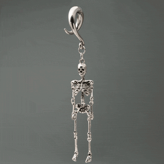 Stainless Steel Hangers with Articulated Skeletons