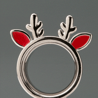 Stainless Steel Tunnels with Reindeer Antlers
