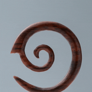 Spiral Shaped Narra Wood Hangers
