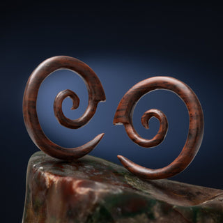Spiral Shaped Narra Wood Hangers