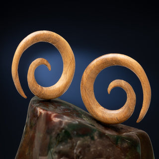 Spiral Wood Hangers
