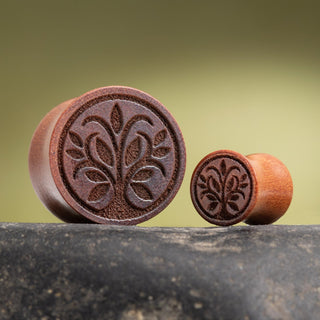 Tree of Life Wood Plugs