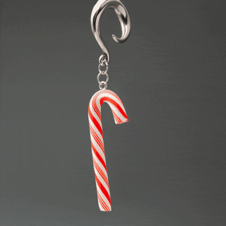 Stainless Steel Hangers with Candy Cane Dangles