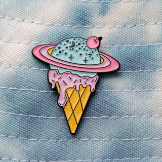 Planet Ice Cream Pin